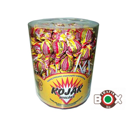 Kojak csokis nyalóka 12gr 100 db/doboz retró
