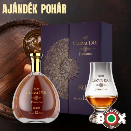 RON CUEVA 12 Éves Rum 40% 0,7L