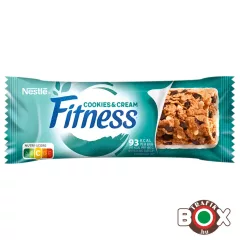 Nestlé Fitness Cookies & Cream gabonapehely szelet 23,5 g
