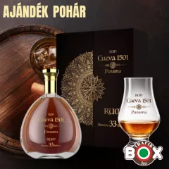 RON CUEVA 33 Éves Rum 40% 0,7L
