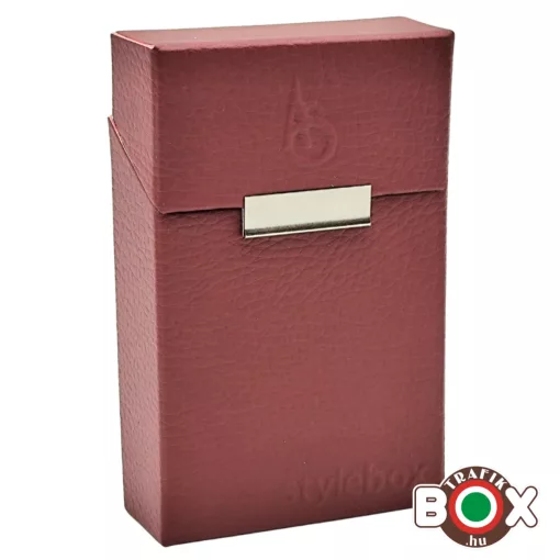 Adami Stefano Cigarettatartó doboz 80 M Leather Bordeaux