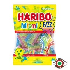   HARIBO Miami FIZZ  vegyes gyümölcs ízű savanyú Gumicukor 85g