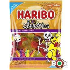 HARIBO CRAZY SKELETTIES gyümölcsízű gumicukorka 160g
