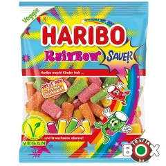   HARIBO Rainbow Sauer savanyú gyümölcsízű kandírozott gumicukor 160g