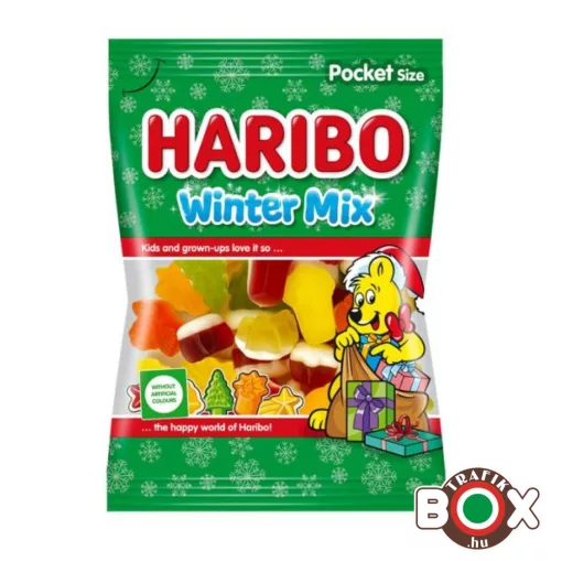 HARIBO Winter Mix gumicukor 80g 