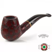 Savinelli Alligator Brown 628, prémium pipa díszdobozban 11683-628