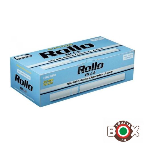 Cigarettahüvely Rollo Blue 100mm, 25mm-es filter (200 db-os)