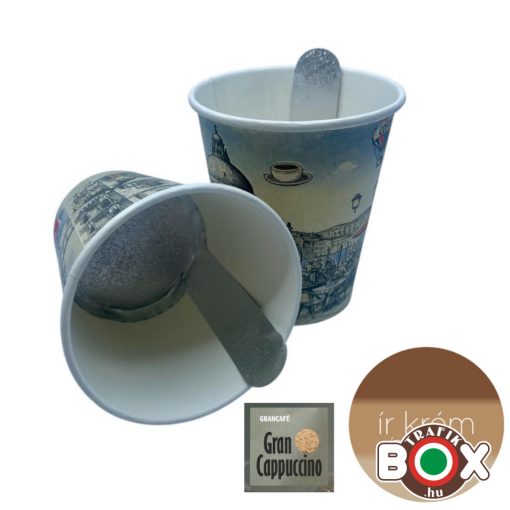 Irish Cream Cappuccino Grancafé - InCup, egyadagos ír cappuccino, papírpohárban