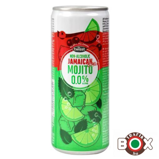 TWISST Jamaican Mojito alkoholmentes szénsavas üdítőital 250 ml 