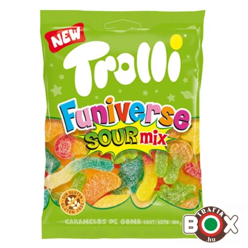 Trolli Funiverse sour mix gumicukor 100g 9400