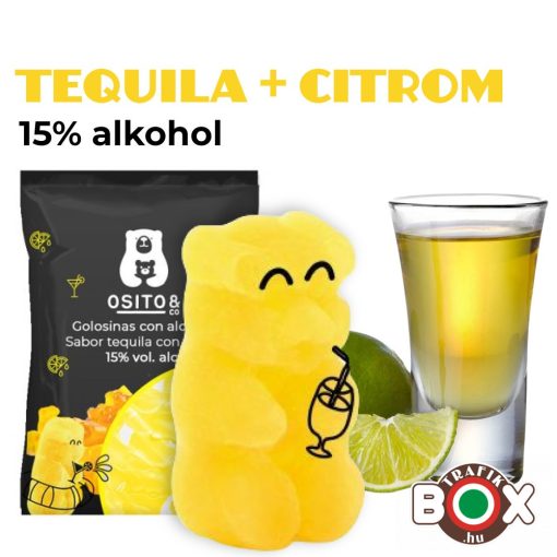 OSITOS PINCHE alkoholos gumicukor Tequila + citrom 15% alkohol 120g