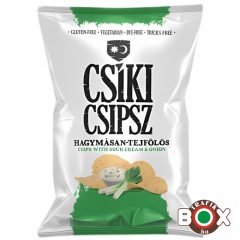 Csíki Csipsz 50g Hagymásan - Tejfölös