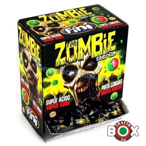 Fini rágó Zombie citrom-dinnye ízű 200 db/doboz 10198