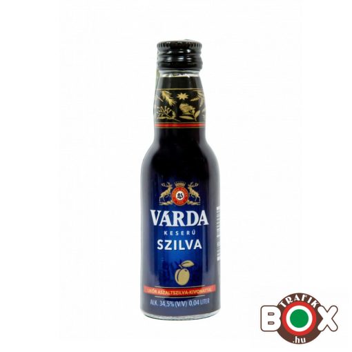 Várda keserű Szilva likőr 0,04L. 34,5%