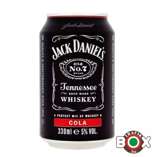 Jack Daniel's & Cola 0,33L. 5%