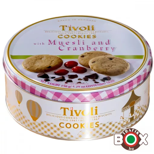 TIVOLI Müzlis Vörösáfonyás kekszek 150g