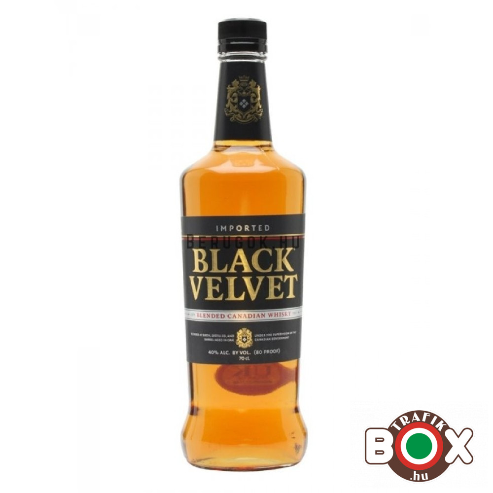 Black Velvet whisky 0,7L. 40 Trafikbox.hu