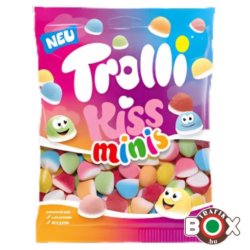 Trolli Kiss Minis habcukorka 100g