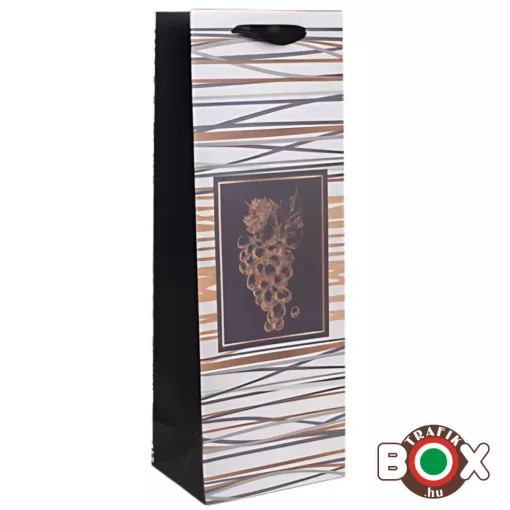 Dísztasak, italos Fehér-Barna Szőlő 36 x 12 x 9 cm 370321