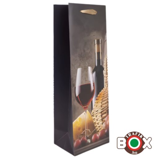 Dísztasak italos Boros Demizson+bor 36*12*9 cm 370805