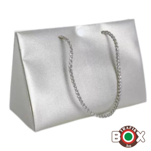 Dísztasak Háromszögre hajtható kistáska Ezüst 14*20 cm 376070