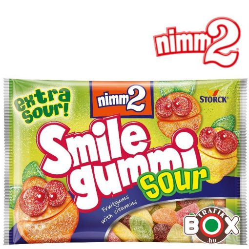 nimm2 Smilegummi Sour - savanyú gumicukor vitaminokkal 100g
