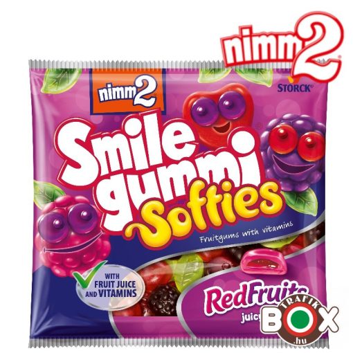 nimm2 Smilegummi Softies Red Fruits vitaminokkal 90g