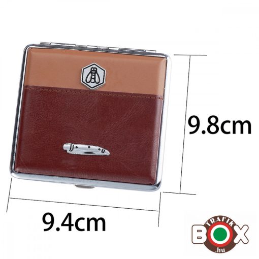 Cigarettatárca  LAGUIOLE Bőr, Dombór Logóval, Gumis Lefogatós 20 szálas 40268223
