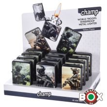 Benzines CHAMP Öngyújtó World Troops Katonák 40400397