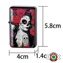 Benzines CHAMP Öngyújtó Girl and Skull 40400398