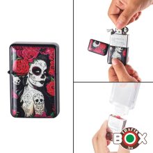 Benzines CHAMP Öngyújtó Girl and Skull 40400398