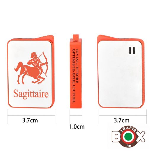 ÖNGYÚJTÓ CHAMP Fém Elektromos Horoszkóp, Tükrös 40401803