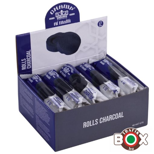 Vizipipaszén CHAMP Al Malik Rolls Charcoal öngyulladós 33mm 10db-os 40447679