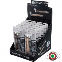 Fémpipa CHAMP Bliszterezett, Fa szárral, szűrővel, 12 cm 40506190
