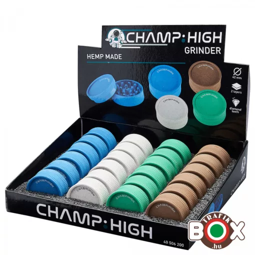 Dohányőrlő Champ High műanyag 2 részes 4.2 cm 40506200