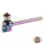   Üvegpipa CHAMP RAINBOW Koponya 13 cm, bliszterezett szett + Szűrő 40506216
