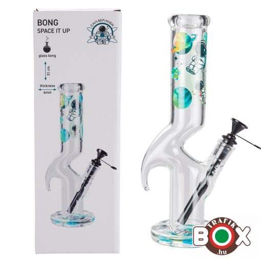 Bong CHAMP HIGH Space It Up, üveg, 31cm 40506240