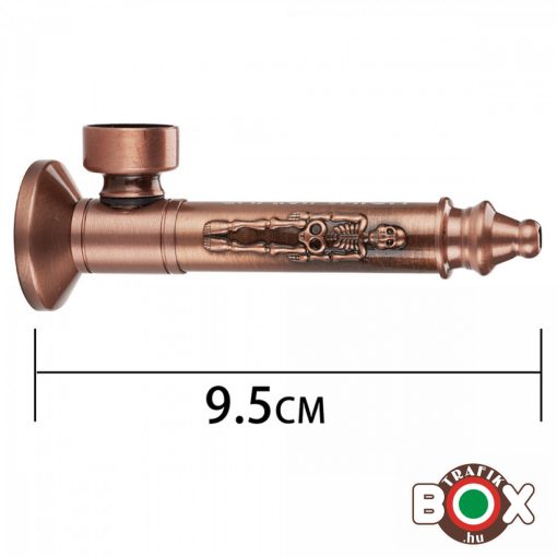 Fémpipa CHAMP HIGH Csontváz Design 9,5 cm 40506244