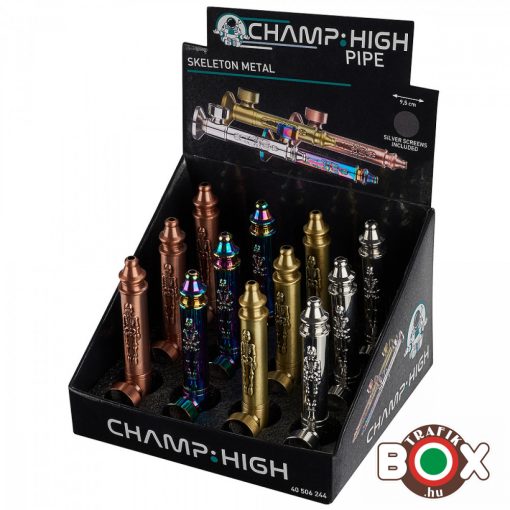 Fémpipa CHAMP HIGH Csontváz Design 9,5 cm 40506244