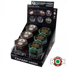 Dohányőrlő CHAMP HIGH Cannabis - Koponyák 4 részes, 6,8 x 4,7 cm 40506247