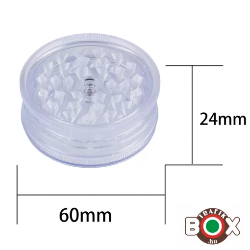 Dohányőrlő CHAMP HIGH 60mm, műanyag, vegyes színekben 40506250