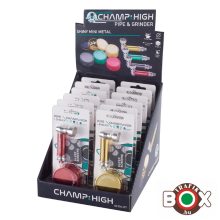 Fémpipa CHAMP HIGH 6,5 cm + fém őrlő 4,2 cm, 3 részes, bliszterezett 40506277
