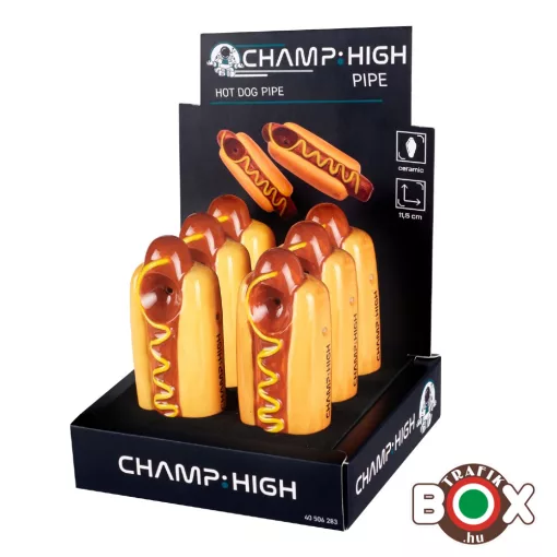 CHAMP HIGH Hot Dog kerámia pipa, 11,5 cm 40506283