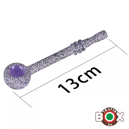 CHAMP HIGH Doodle bliszterezett üvegpipa 13 cm 40506371