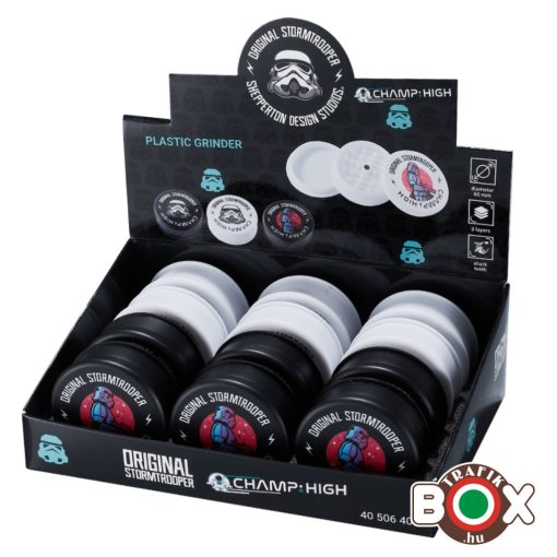 Champ High Star Wars Stormtrooper dohányőrlő műanyag 6 cm, 40506406
