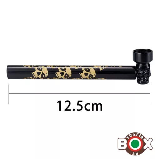 Üvegpipa CHAMP HIGH Koponya mintás 12.5 cm bliszterezett 40506422