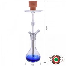 Vízipipa CHAMP AL MALIK, Prémium Gyorscsatlakozós Rendszer, Mosható Csöves, Oulmes 55 cm Kék 40508044