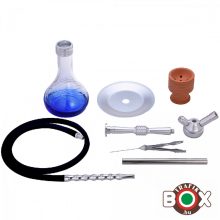 Vízipipa CHAMP AL MALIK, Prémium Gyorscsatlakozós Rendszer, Mosható Csöves, Oulmes 55 cm Kék 40508044