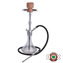 Vízipipa CHAMP AL MALIK TANGER kézzel készített üveg és aluminum 50cm 40508109