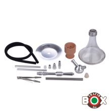 Vízipipa CHAMP AL MALIK TANGER kézzel készített üveg és aluminum 50cm 40508109